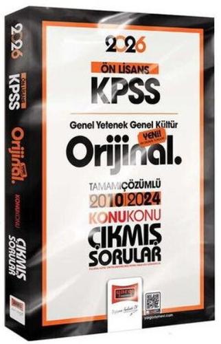 2026 KPSS Ön Lisans GK - GY Orijinal 2010 - 2024 Konu Konu Çıkmış Sorular