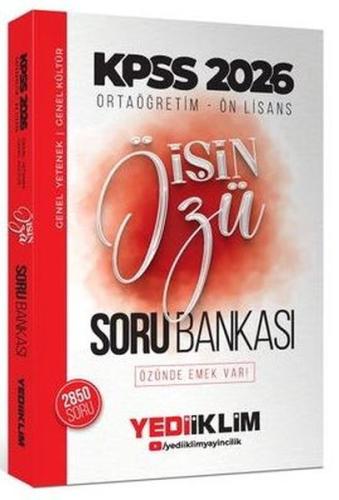 2026 KPSS Ortaöğretim - Önlisans İŞİN ÖZÜ Tek Kitap Soru Bankası 2850 soru