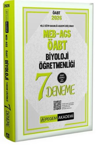 2026 MEB AGS ÖABT Biyoloji Öğretmenliği Tamamı Çözümlü 7 Deneme