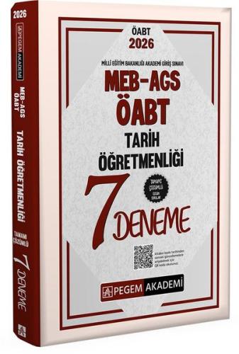 2026 MEB AGS ÖABT Tarih Öğretmenliği Tamamı Çözümlü 7 Deneme