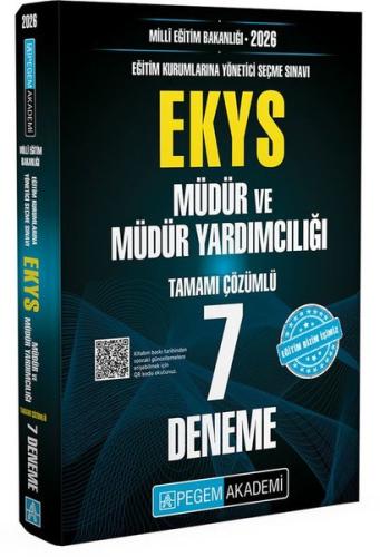 2026 Milli Eğitim Bakanlığı (EKYS) Müdür ve Müdür Yardımcılığı Tamamı Çözümlü 7 Deneme
