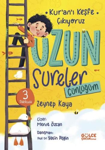 3 Dakikada Uzun Sureler Günlüğüm - Kur'an'ı Keşfe Çıkıyoruz - Fleksi Kapak (Ciltli)