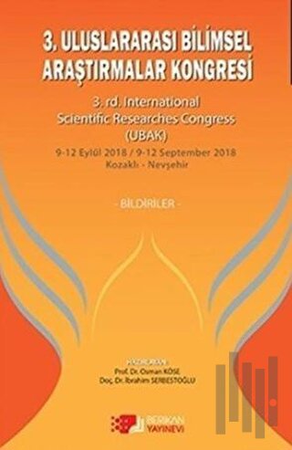 3. Uluslararası Bilimsel Araştırmalar Kongresi | Kitap Ambarı