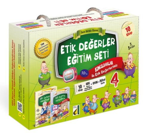 4.Sınıf Etik Değerler Eğitim Seti - 10 Kitap Takım | Kitap Ambarı