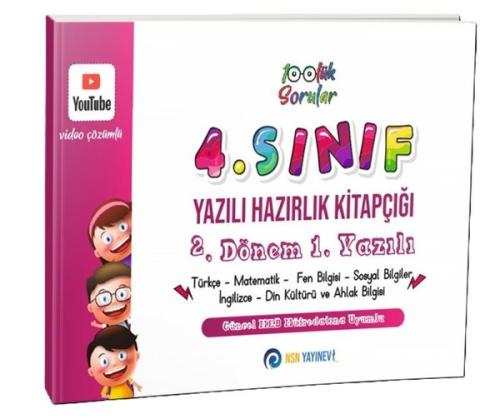 4. Sınıf Yazılı Hazırlık Kitapçığı 2. Dönem 1. Yazılı
