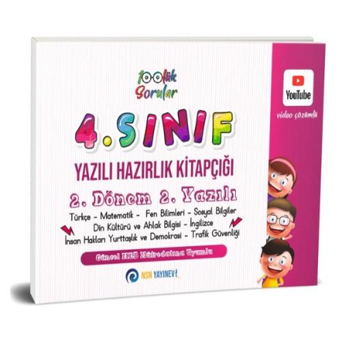 4. Sınıf Yazılı Hazırlık Kitapçığı  2. Dönem 2. Yazılı