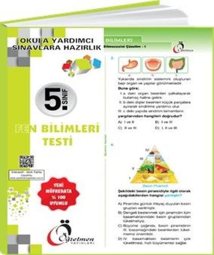 5.Sınıf Fen Bilimleri Yaprak Test | Kitap Ambarı