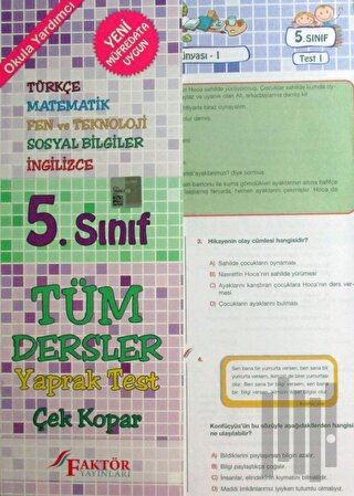 5. Sınıf Tüm Dersler Yaprak Test