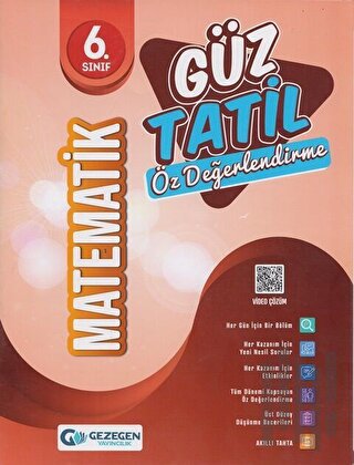 6. Sınıf Matematik Güz Tatil Kitabı