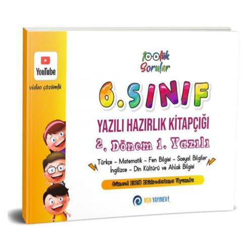 6. Sınıf Yazılı Hazırlık Kitapçığı 2. Dönem 1. Yazılı