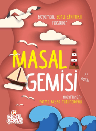 Masal Gemisi Boyamalı Soru Etkinlikli Masallar