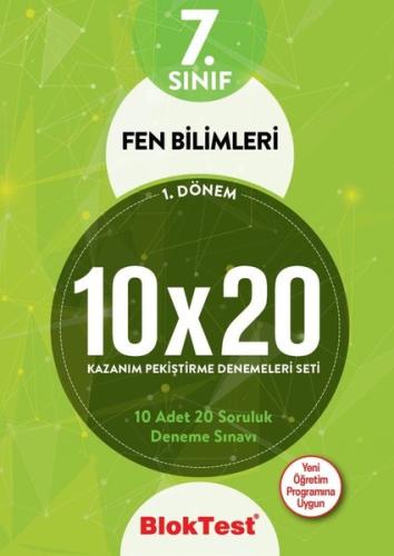 7.Sınıf 1. Dönem Fen Bilimleri Kazanım Pekiştirme Denemeleri Seti