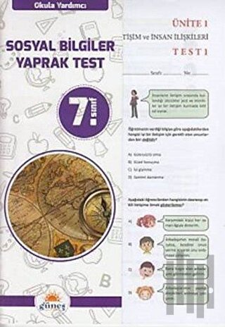 7. Sınıf Okula Yardımcı Sosyal Bilgiler Yaprak Test