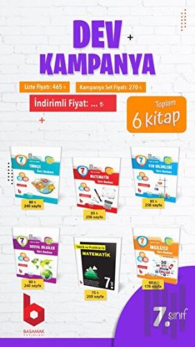 7. Sınıf Soru Bankası Seti (6 Kitap) | Kitap Ambarı