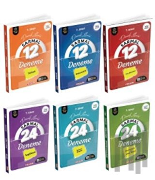 7. Sınıf Türkçe + Matematik + Fen Bilimleri + İngilizce + Din Kültürü Ve Ahlak Bilgisi + Sosyal Bilgiler Sarmal Deneme Seti