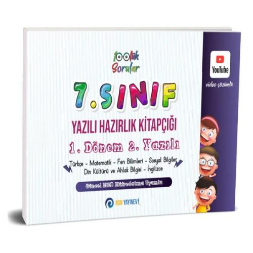 7. Sınıf Yazılı Hazırlık Kitapçığı  1. Dönem 2. Yazılı