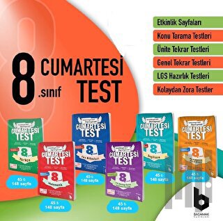 8. Sınıf Cumartesi Test Seti (6 Kitap) | Kitap Ambarı