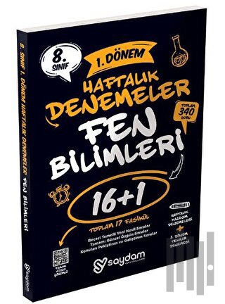 8. Sınıf LGS Fen Bilimleri 1.Dönem 16+1 Haftalık Kazanım Denemeleri