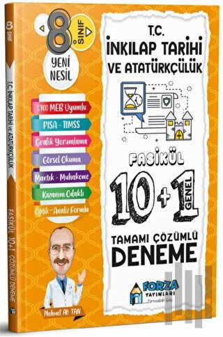 8. Sınıf LGS T.C. İnkılap Tarihi ve Atatürkçülük Tamamı Çözümlü Fasikü