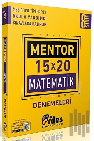 8. Sınıf Mentor 15 x 20 Matematik Deneme Fides Yayınları | Kitap Ambar
