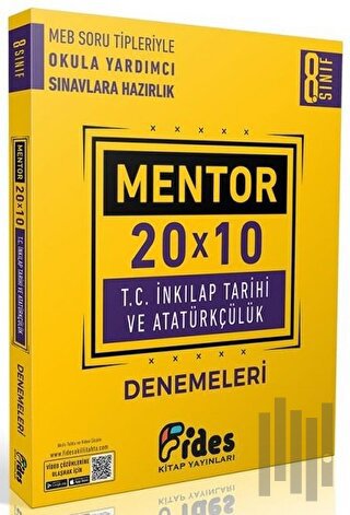 8. Sınıf Mentor 20 x 10 Atatürkçülük ve İnkılap Tarihi Deneme Fides Ya