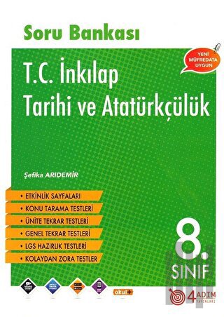 8. Sınıf T.C. İnkılap Tarihi ve Atatürkçülük Soru Bankası