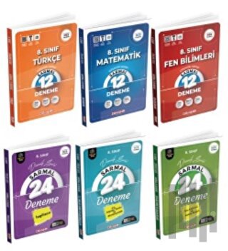 8. Sınıf Türkçe + Matematik + Fen Bilimleri + İngilizce + Din Kültürü Ve Ahlak Bilgisi + T.C İnkılap Tarihi Ve Atatürkçülük Sarmal Deneme Set
