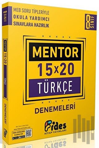 8. Sınıf Türkçe Mentor 15x20 Deneme Fides Yayınları | Kitap Ambarı