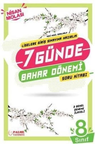 8. Sınıf Yeni Nesil Sorularla 7 Günde Bahar Dönemi Soru Kitabı