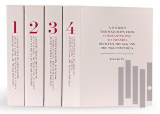 A Journey Through Maps from the Ottoman World to the Republic of Turkey (4 Cilt) (Ciltli)