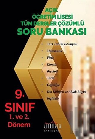 Açıköğretim Lisesi 9. Sınıf Tüm Dersler Çözümlü Soru Bankası