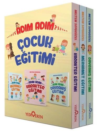 Adım Adım Çocuk Eğitimi Seti - Kutulu - 3 Kitap Takım | Kitap Ambarı