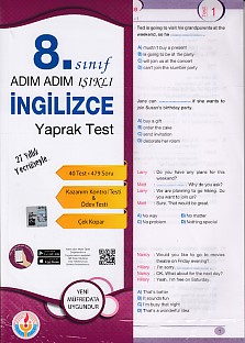 Adım Adım 8. Sınıf İngilizce Yaprak Test | Kitap Ambarı
