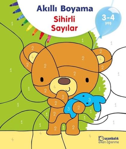 Akıllı Boyama-Sihirli Sayılar 3-4 Yaş | Kitap Ambarı