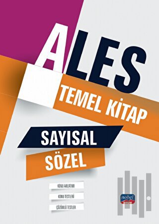 ALES Sayısal Sözel Konu Anlatımı Konu Testleri Çözümlü Testler | Kitap