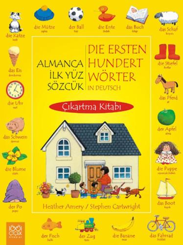 Almanca İlk Yüz Sözcük Çıkartma Kitabı