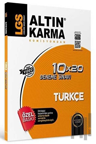 Altınkarma LGS 8. Sınıf  Türkçe 10x20 Branş Deneme