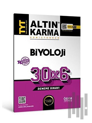 Altınkarma TYT Biyoloji 30x6 Deneme Sınavı 2023