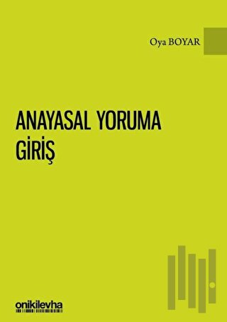 Anayasal Yoruma Giriş