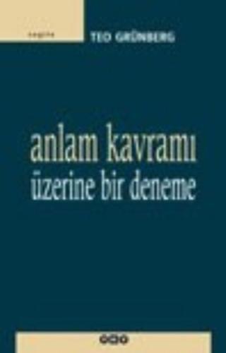 Anlam Kavramı üzerine Bir Deneme