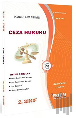 AÖF Ceza Hukuku Konu Anlatımlı Soru Bankası (259)