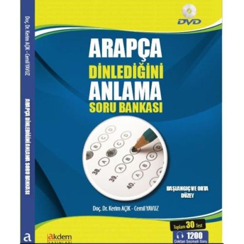 Arapça Dinlediğini Anlama Soru Bankası (DVD'li) Ciltli | Kitap Ambarı