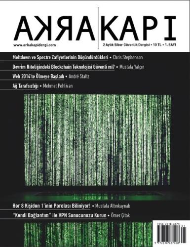 Arka Kapı Dergisi Sayı 1