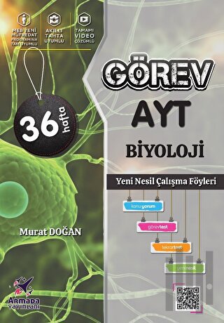Armada Görev AYT Biyoloji Yeni Nesil Çalışma Föyleri