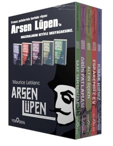 Arsen Lüpen Seti - Kutulu - 5 Kitap Takım | Kitap Ambarı