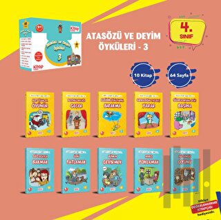 Atasözü ve Deyim Öyküleri - 3 (10 Kitap + Değerlendirme Testi) | Kitap