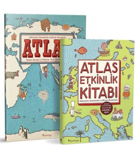 Atlas Set - Kıtalar -Denizler - Kültürler Arası Yolculuk Rehberi - 2 K