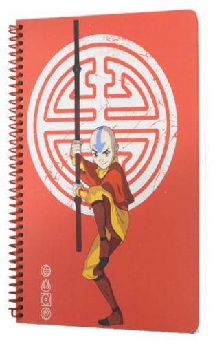 Avatar Aang Spiralli Defter Kırmızı | Kitap Ambarı