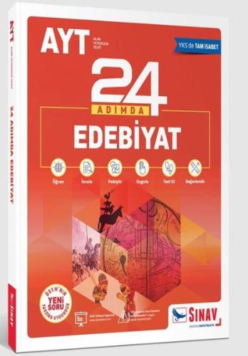 AYT Edebiyat 24 Adımda Konu Anlatımlı Soru Bankası | Kitap Ambarı