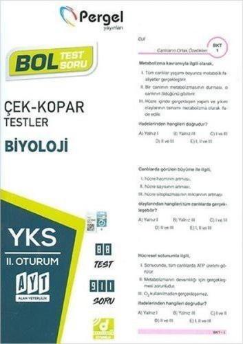AYT Biyoloji Çek Kopar Testler